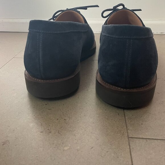 NEW Crockett & Jones Men's Blue Suede Falmouth Shoes-Sz. 12 US (11 UK) - Picture 8 of 11